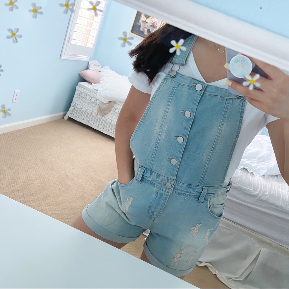 Overall Shorts